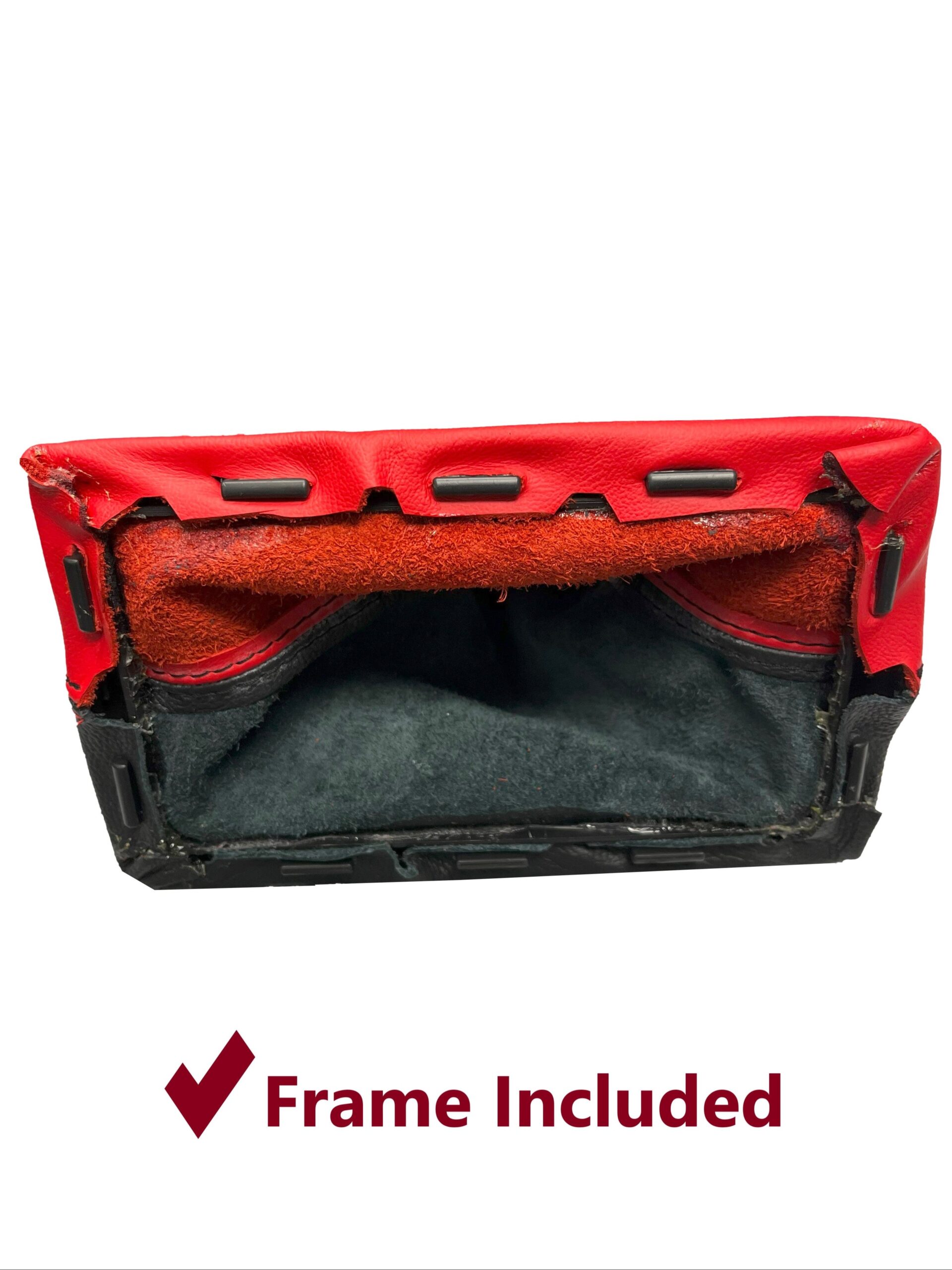 Soufflet de levier de vitesses manuel en cuir noir et rouge Torch avec cadre pour Ford Mustang GT 2005-2009 – Image 2