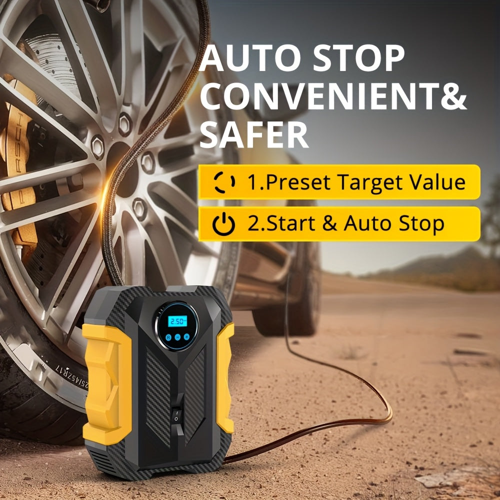 Air Compressor Pump Portable Digital Tire Inflator – Image 3