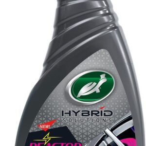 Turtle Wax hybrid solutions reactor – rim cleaner – pour all types de rims – avec iron dissolving ingredient – removes stubborn dirt, brake dust particles – color change provides visual signal – 500ml