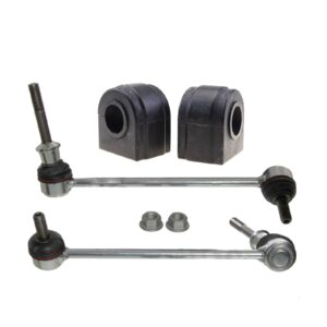 Kit 4 pièces de biellettes de barre stabilisatrice avant et silentblocs pour BMW X5 E70