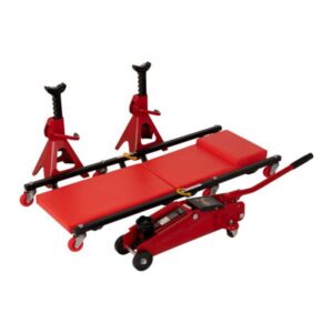 Topgear kit mécanique : chariot, cric 2 t et chandelles