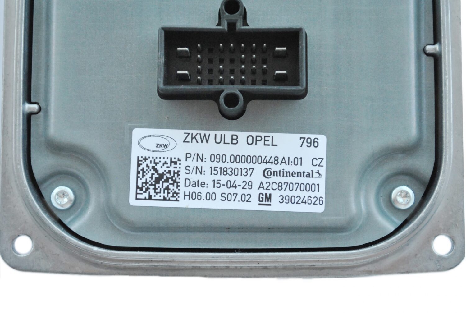 Pièce OE neuve module de commande LED ZKW ULB Opel ASTRA K A2C87070001 – 39024626 – Image 3