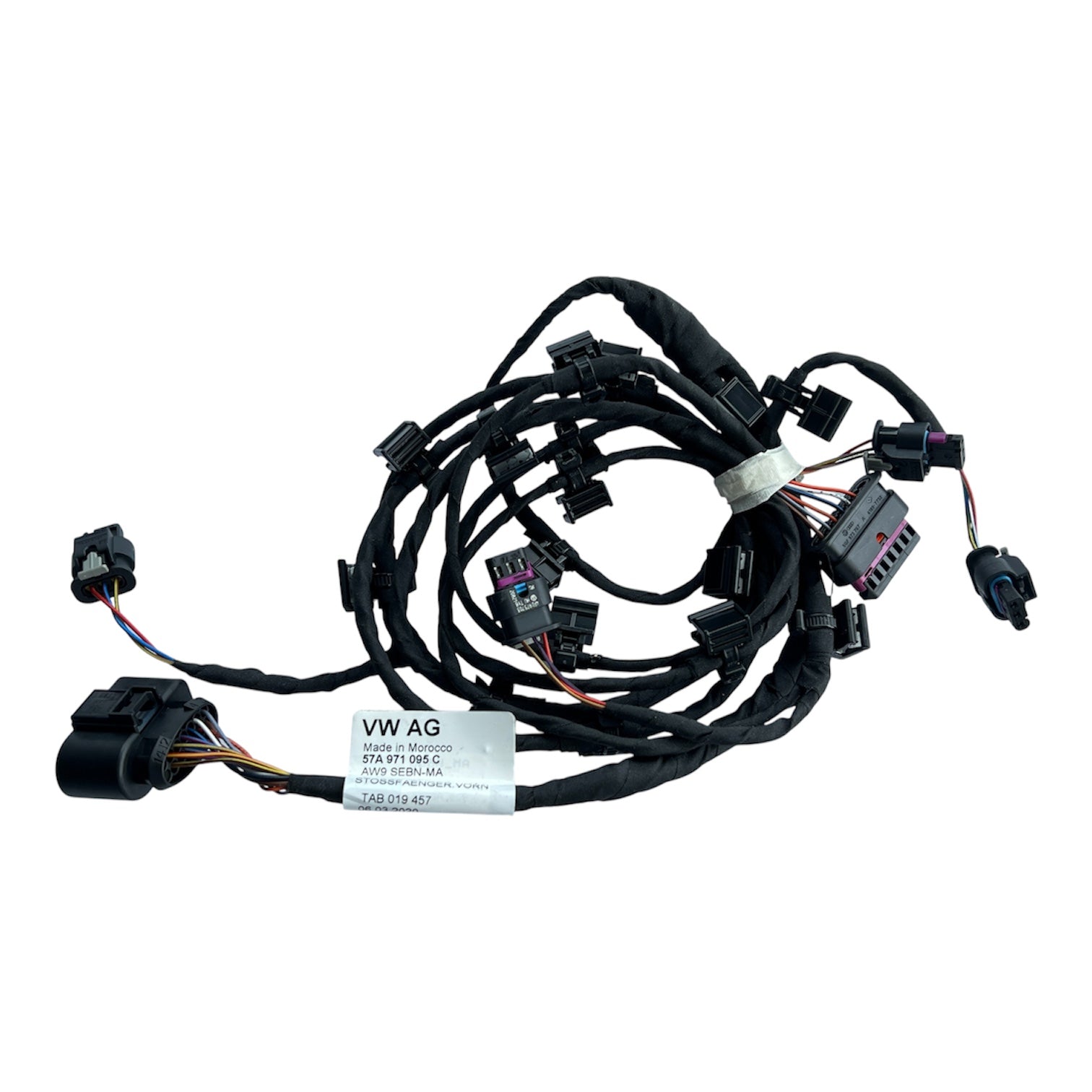 Pièce OE neuve bumper cable harness 4x pdc radar Škoda karoq 57A971095C – Image 3