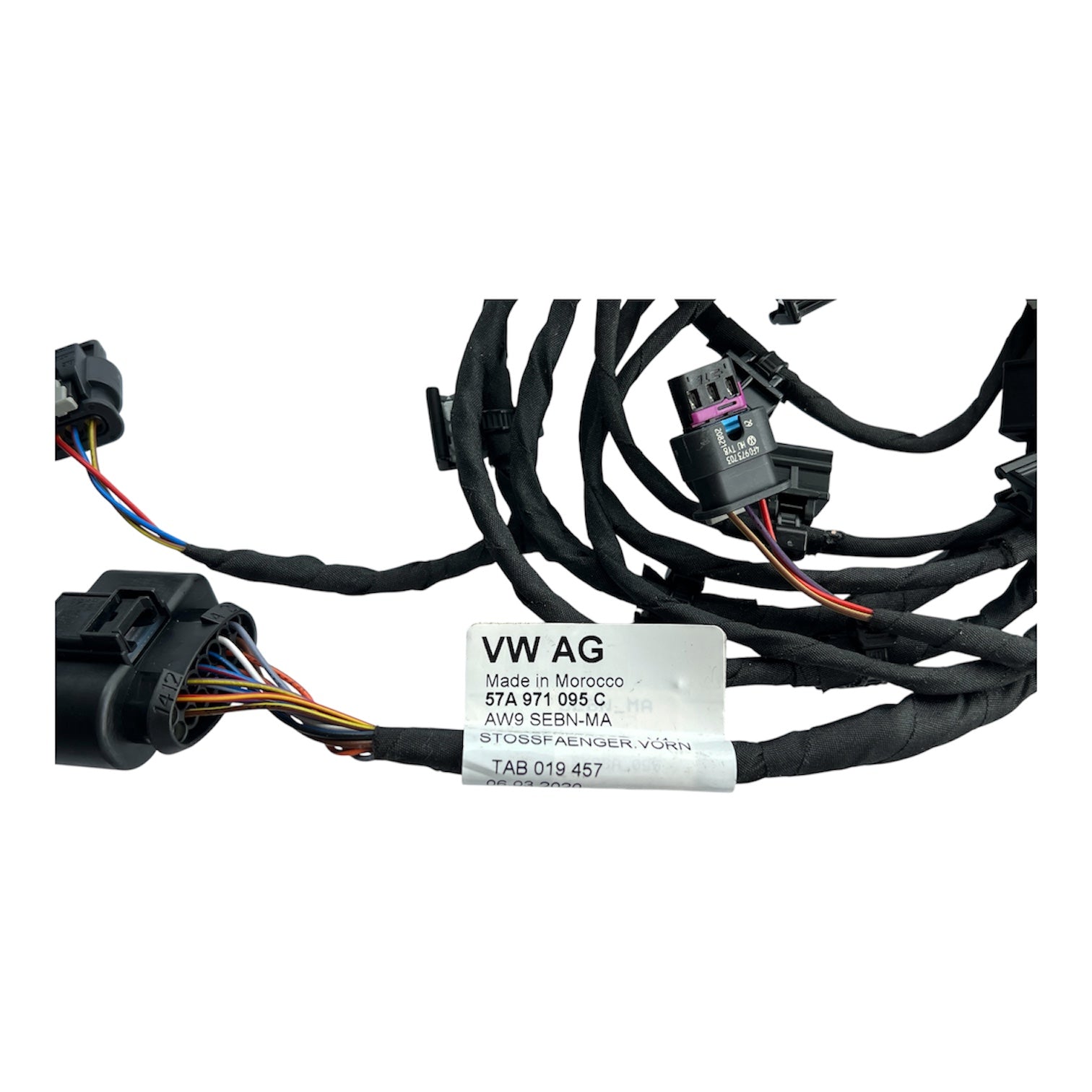 Pièce OE neuve bumper cable harness 4x pdc radar Škoda karoq 57A971095C – Image 2