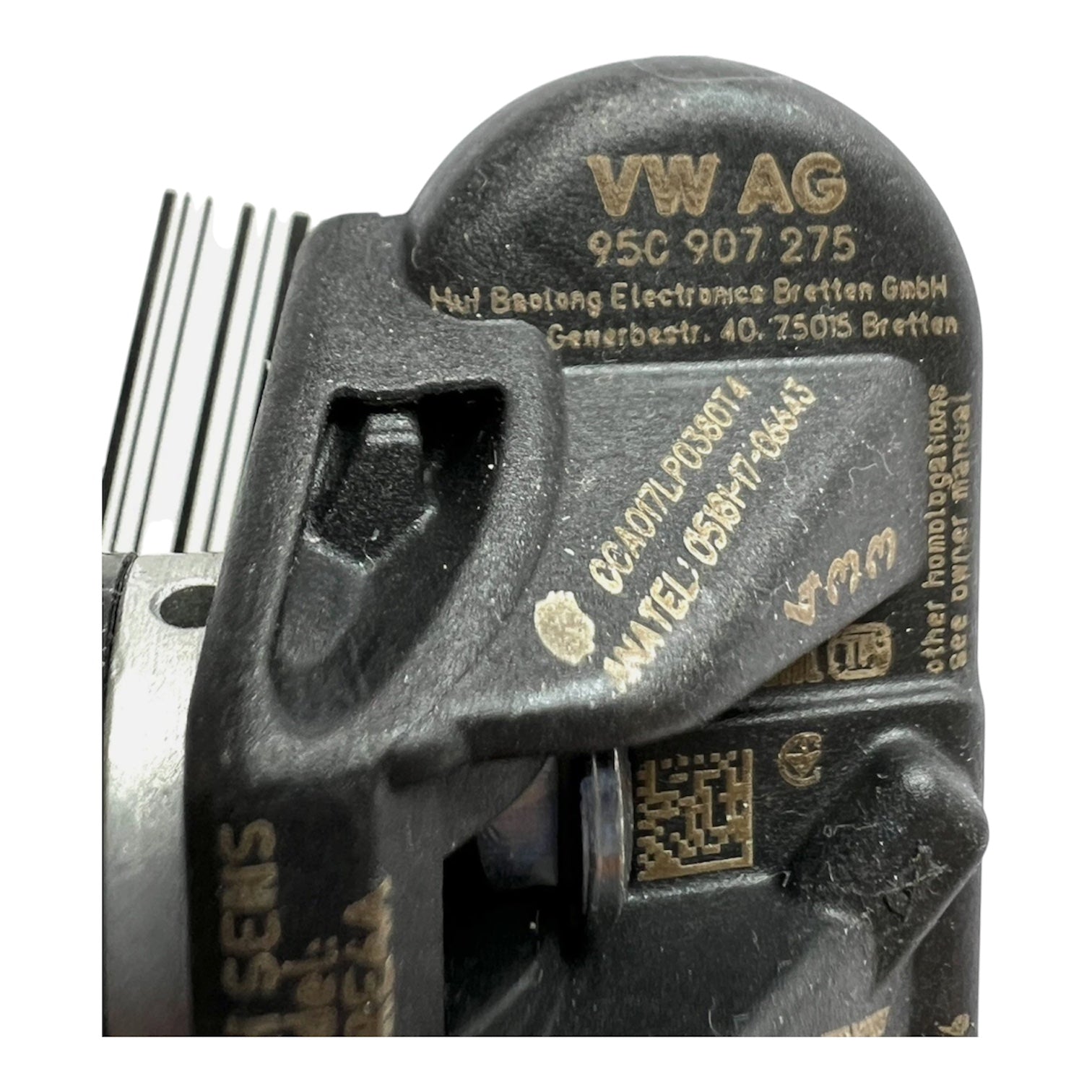 Pièce OE neuve valve-capteur de pression des pneus TPMS Audi A5 A6 Q5 Q6 VW Porsche 911 Macan Panamera 95C907275 – Image 3