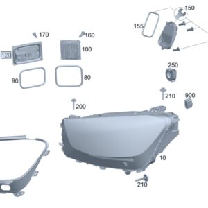 Pièce d’origine neuve module de commande LED Mercedes GLC CLA W118 W177 GLE W167 W213 W247 W290 GT A2139002834