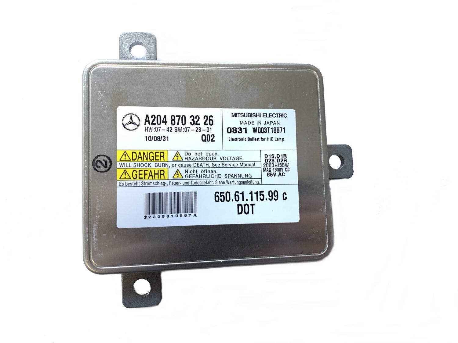 Pièce OE neuve xenon bixenon przetwornica Mercedes glk A2048703226