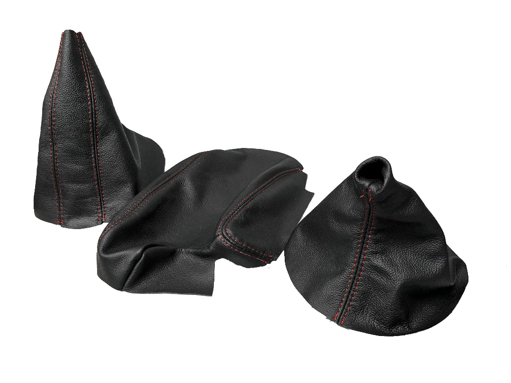 Kit en cuir véritable pour BMW Série 3 E36/E46 1991-2005 : accoudoir, soufflet de levier et frein à main – Image 5