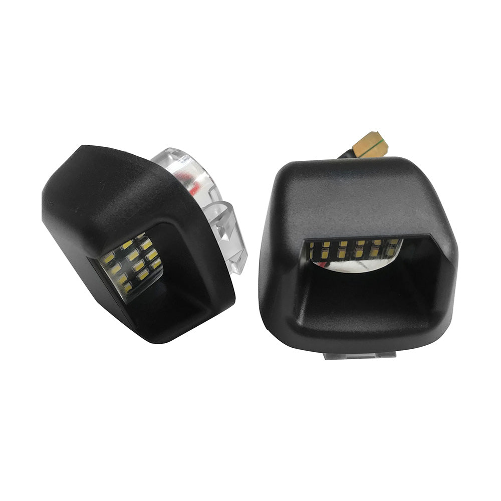 License LED Number Plate Lights compatible avec Nissan Navara D40