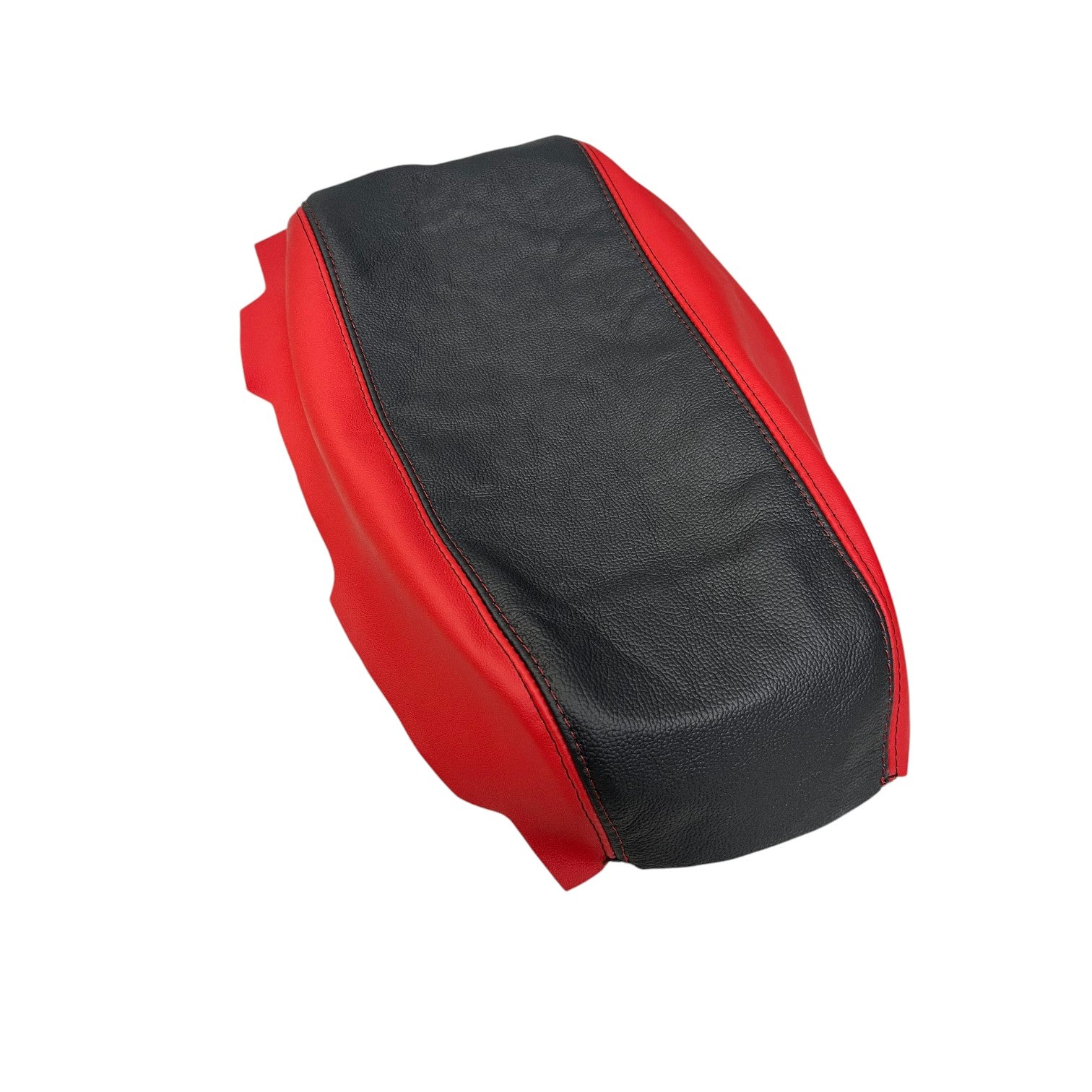 Rouge Torch & cuir noir housse d’accoudoir central pour Chevrolet Corvette C5 1997-2004 – Image 4
