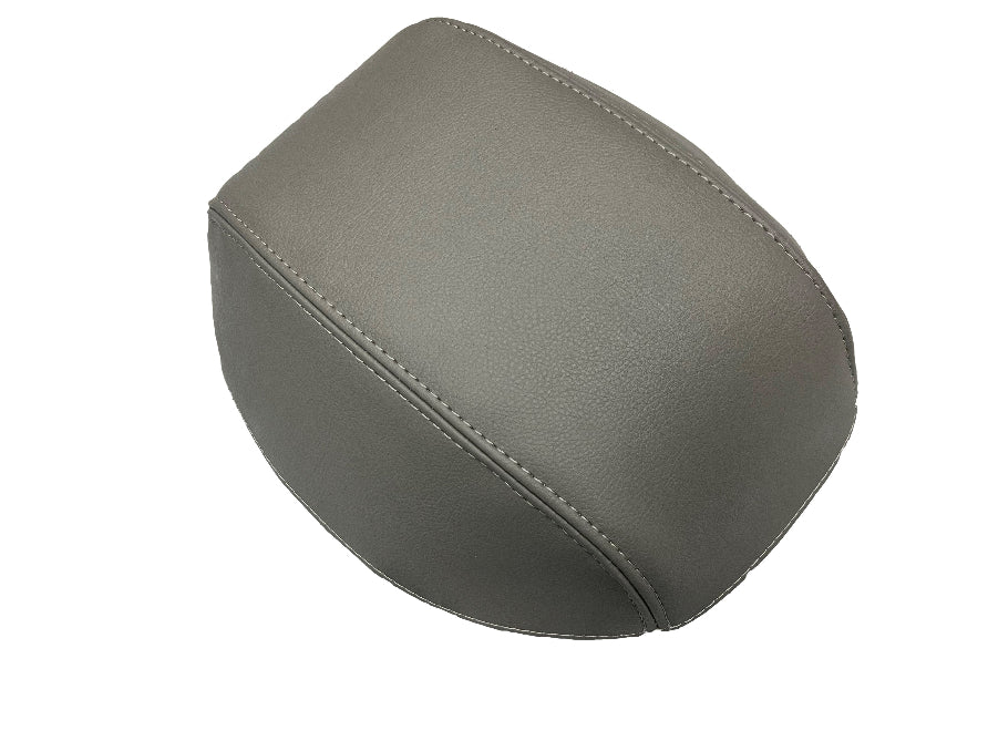 De remplacement cuir housse de couvercle d’accoudoir central en gris platine pour 2009-2019 Subaru Forester