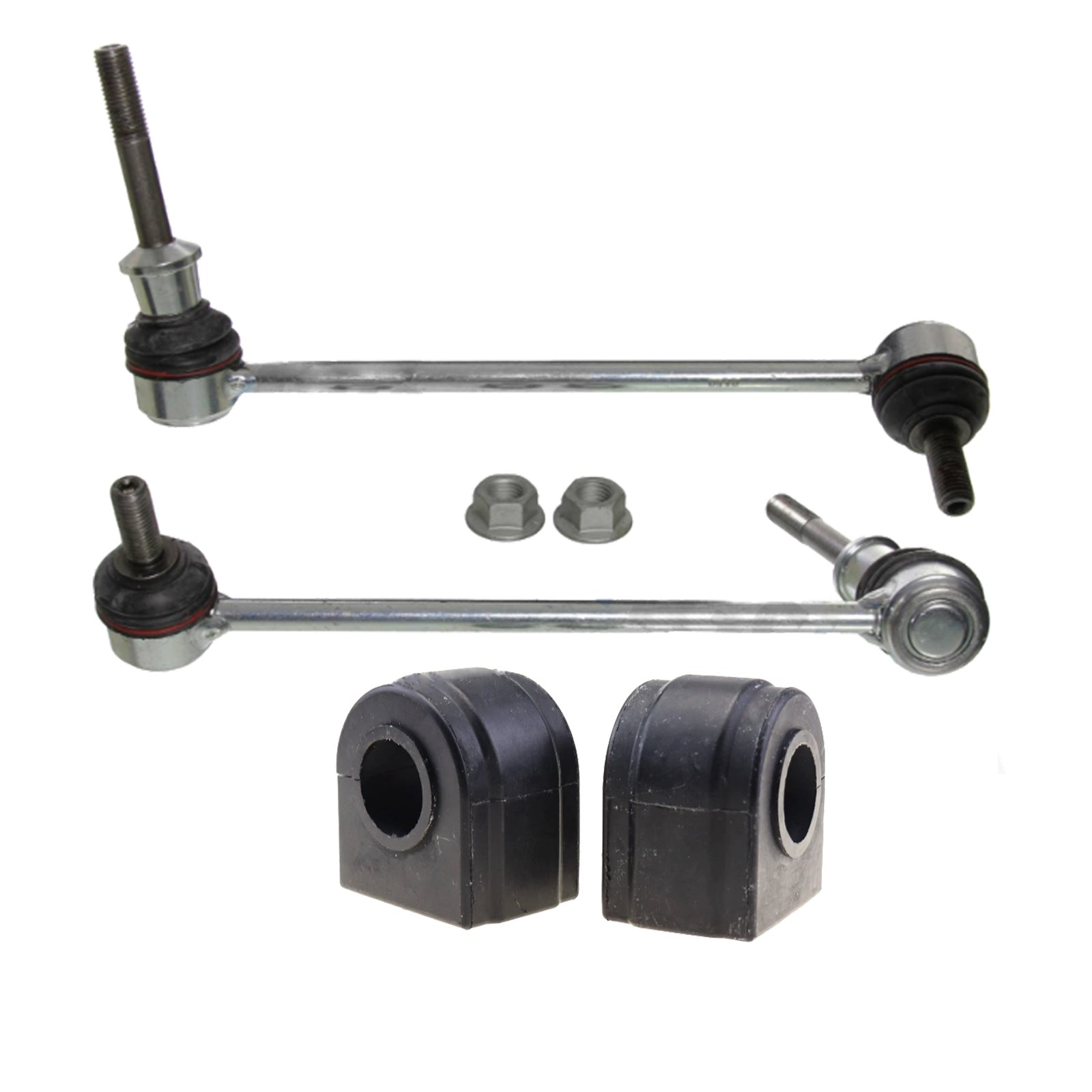Kit 4 pièces de biellettes de barre stabilisatrice avant et silentblocs pour BMW X5 E70 – Image 2