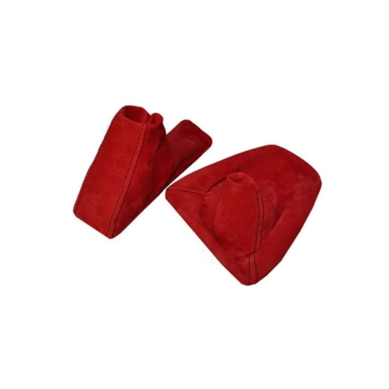 Rouge Torch suédine manuel Emergency Brake & soufflet de levier de vitesses pour 1991-2005 BMW E91 92 93 M3